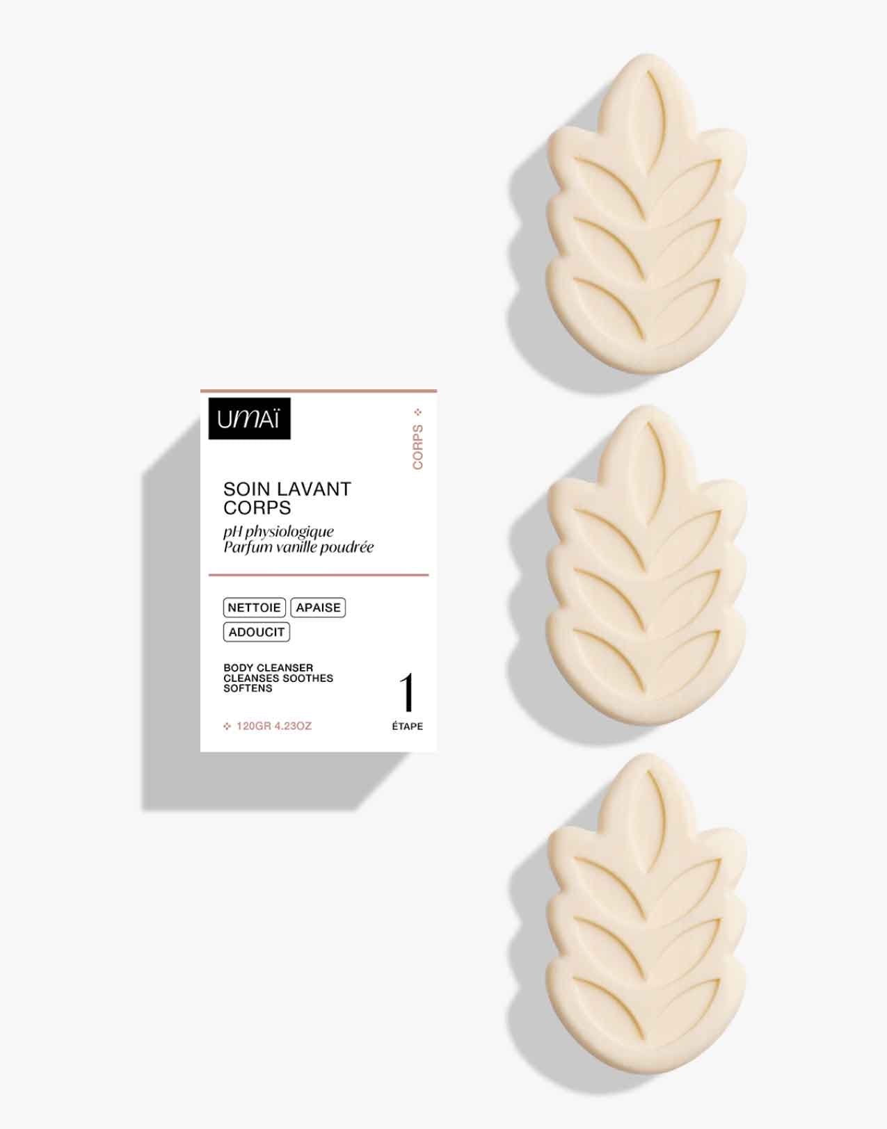 Trio de soins lavants corps