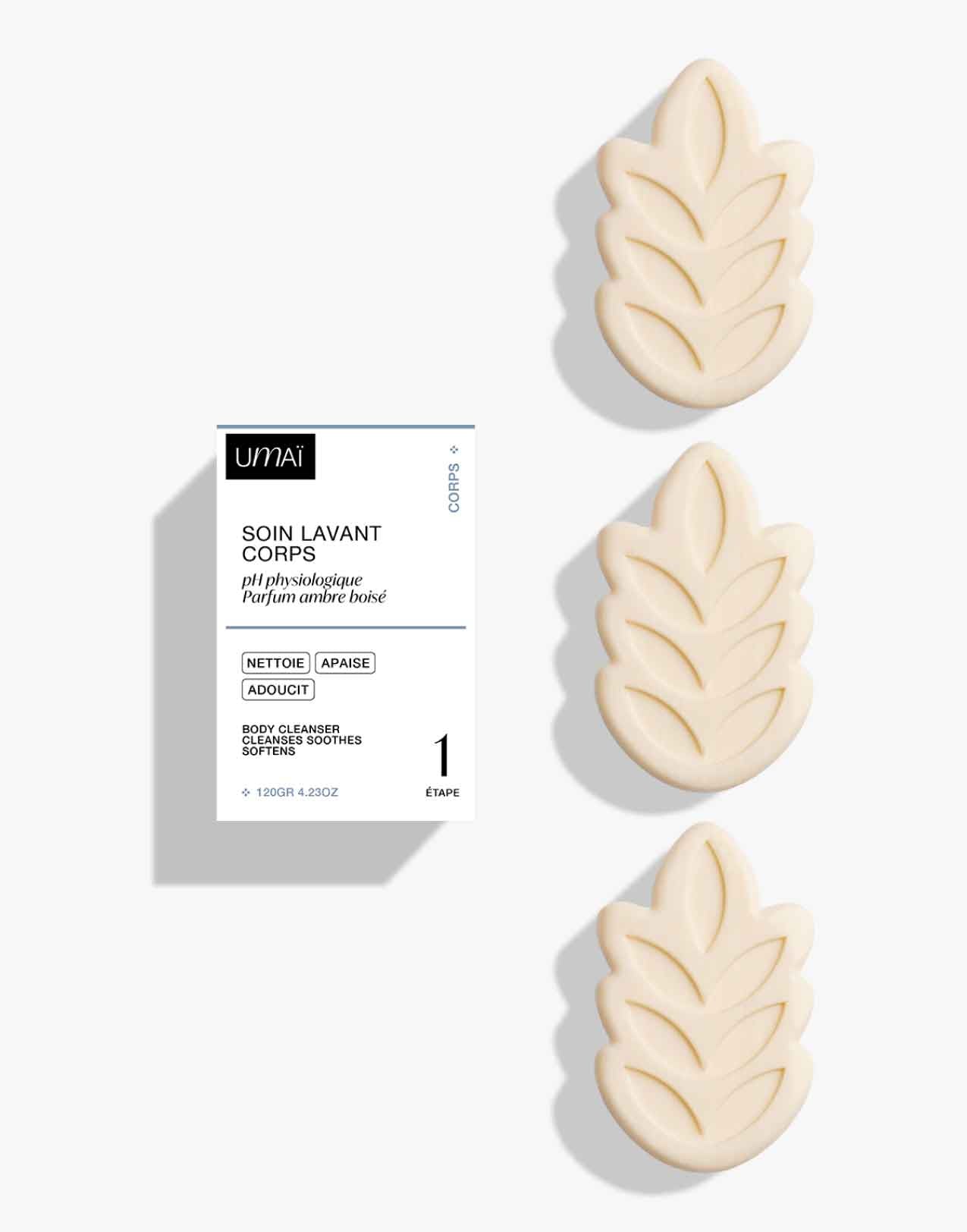 Trio de soins lavants corps