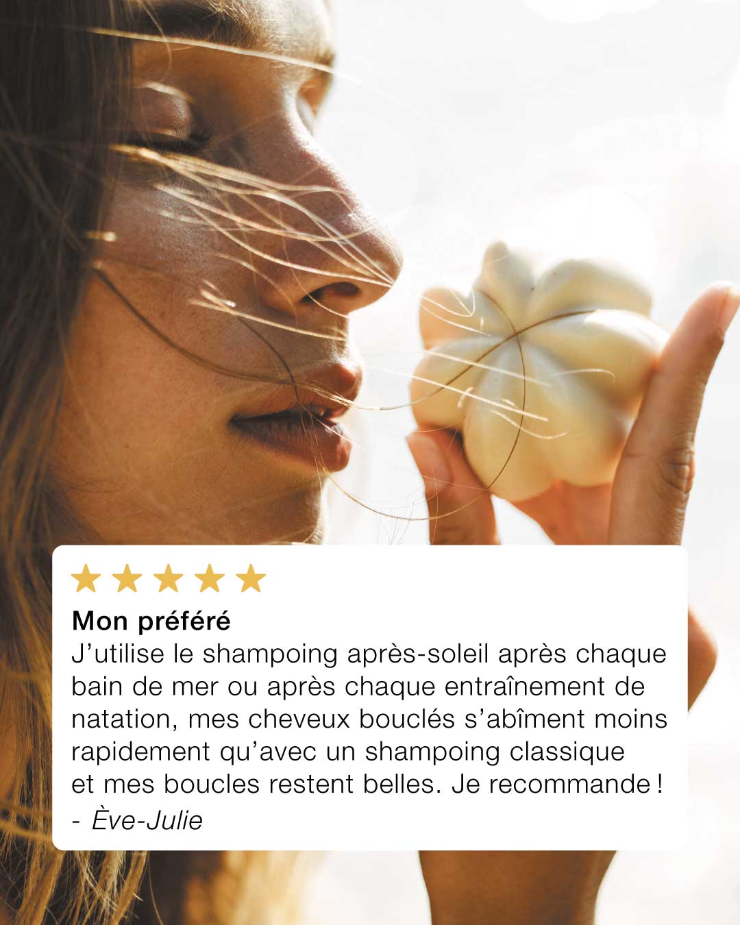 Shampoing solide après-soleil