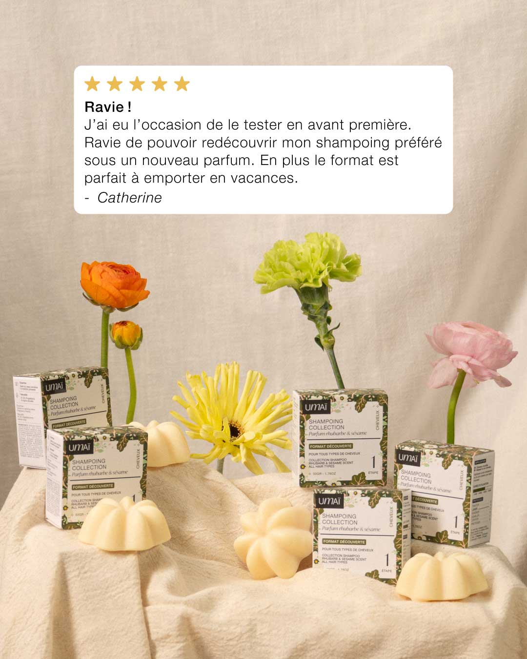 Shampoing collection Parfum Rhubarbe & Sésame Solide