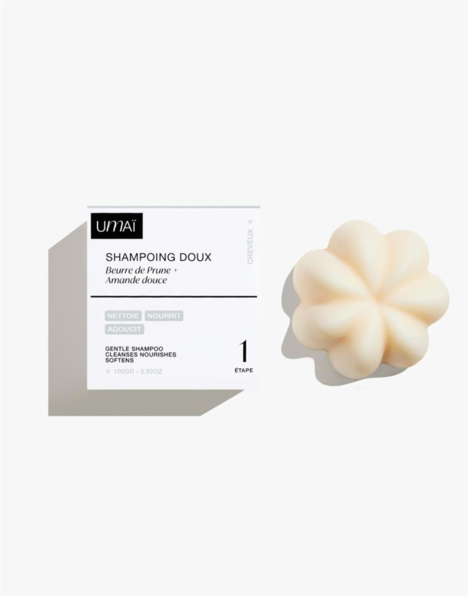 Shampoing doux solide