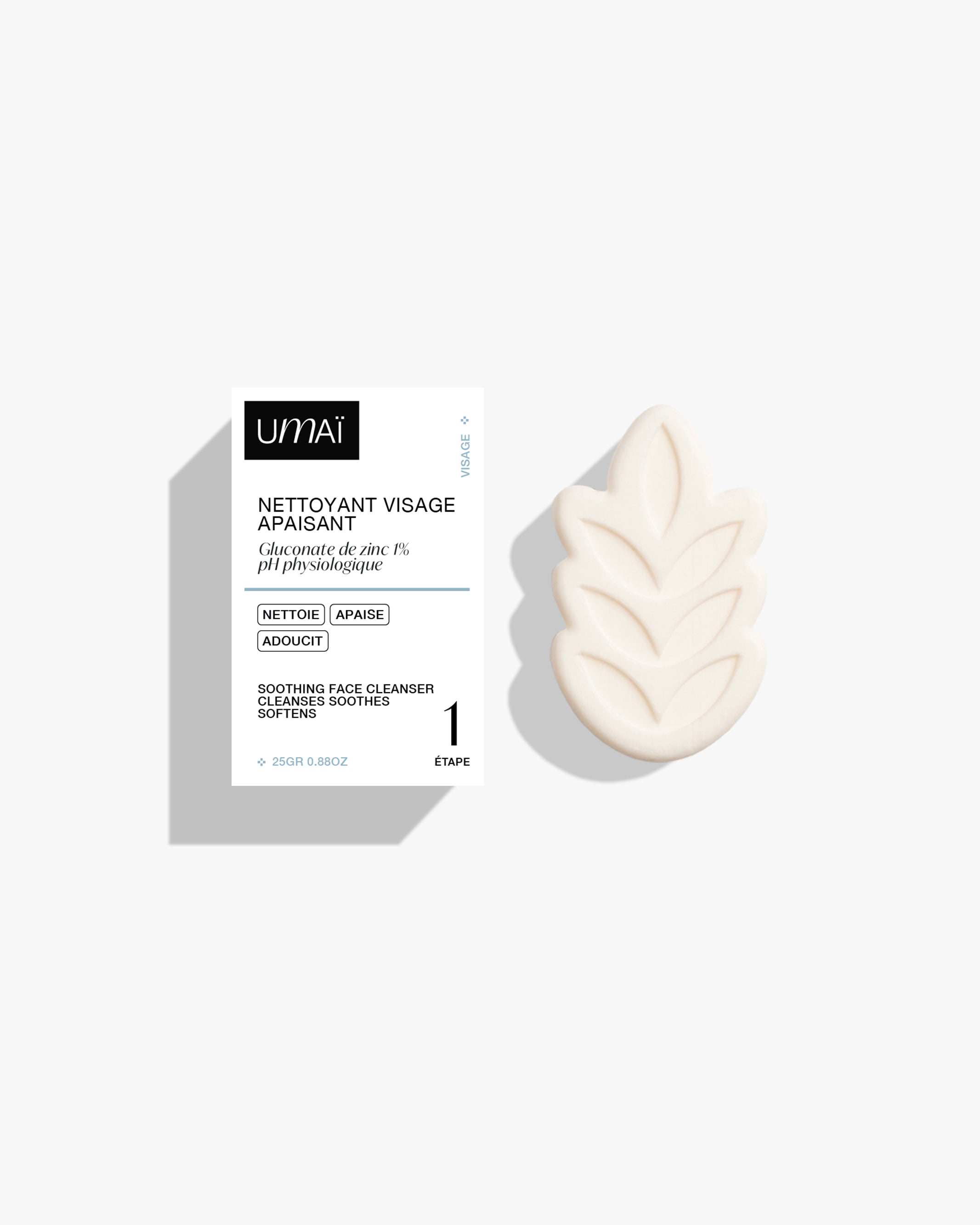 Nettoyant visage apaisant format voyage