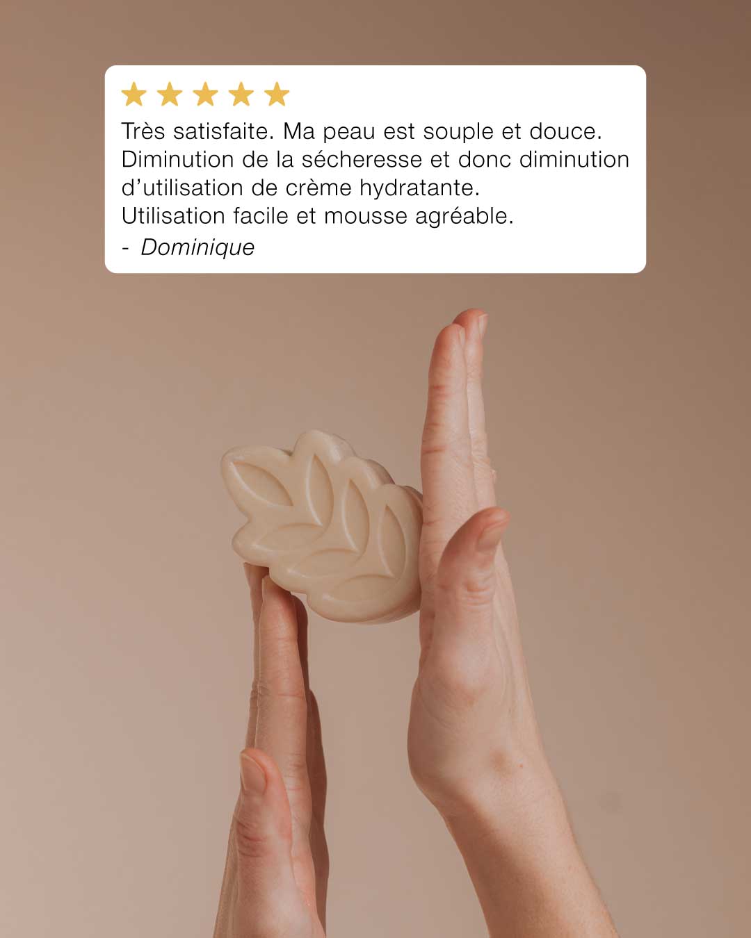 Soin lavant corps solide vanille poudrée