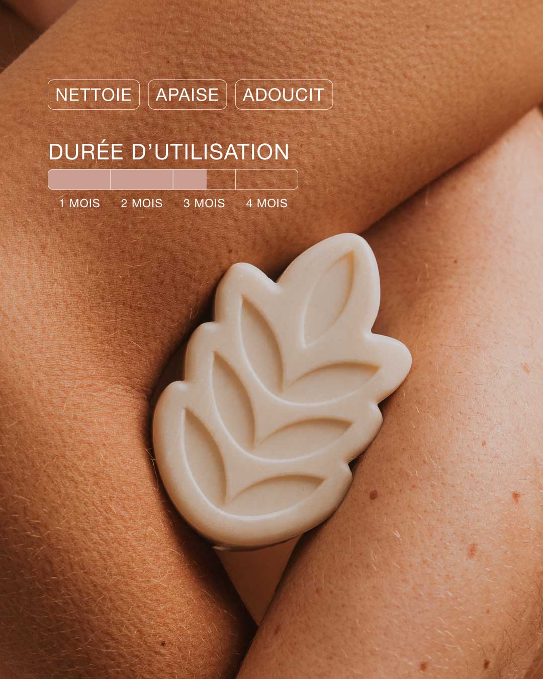 Soin lavant corps solide vanille poudrée