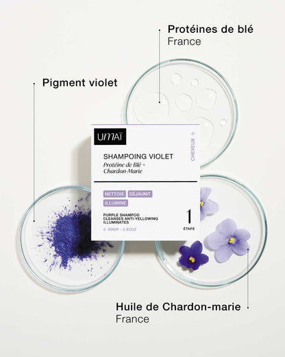 Shampoing violet solide