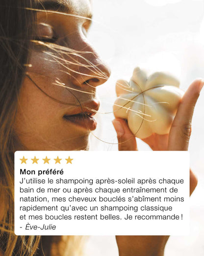 Shampoing solide après-soleil