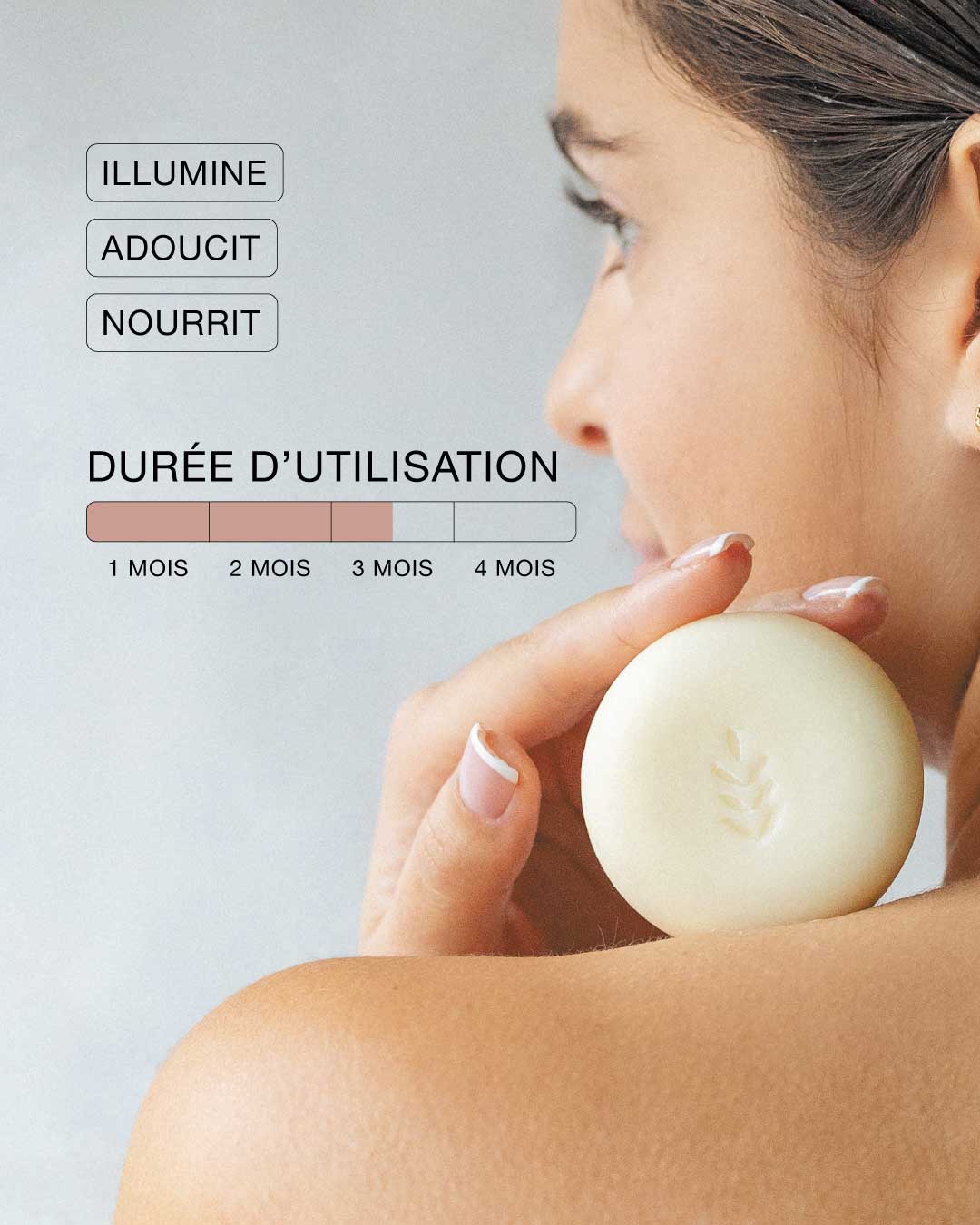 Masque solide soin brillance