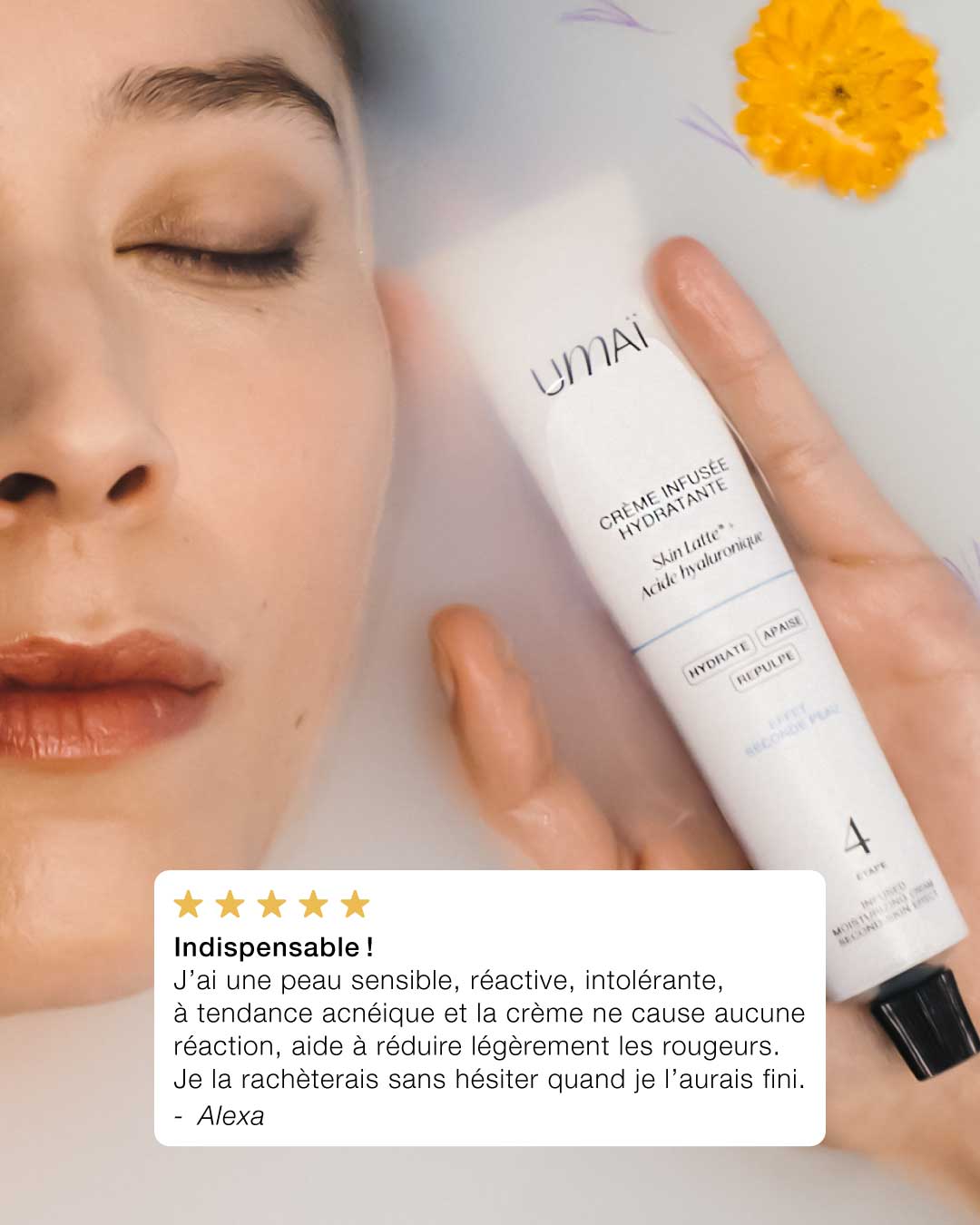 Routine visage hydratante