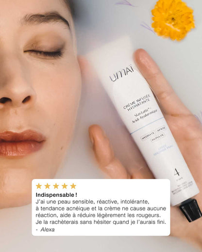 Routine visage hydratante
